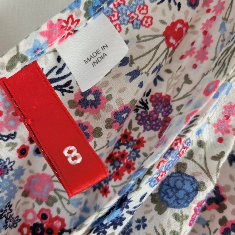 Divided H&M Sundress Ditsy Floral Ruched Sz 8 Cottagecore feminine Romantic Chic - Picture 10 of 12
